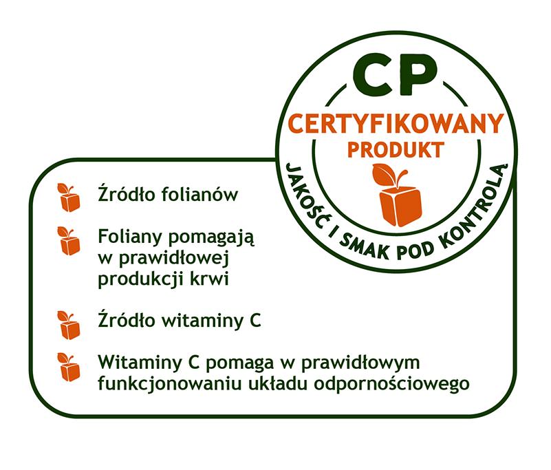 Etykieta certyfikowany produkt